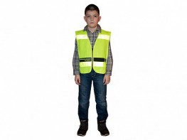 Световозвращающий жилет на молнии для пешеходов - fgospostavki.ru - Белово
