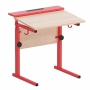 Стол ученический с наклоном столешницы (0-15°) на прямоугольной трубе - fgospostavki.ru - Белово