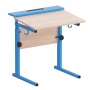 Стол ученический с наклоном столешницы (0-15°) на прямоугольной трубе - fgospostavki.ru - Белово