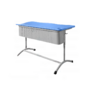 Школьный двухместный стол с перфорированным экраном - fgospostavki.ru - Белово