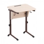 Стол ученический с наклоном столешницы (0-24°) на плоскоовальной трубе - fgospostavki.ru - Белово