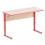 Стол ученический регулируемый (двухместный) на прямоугольной трубе - fgospostavki.ru - Белово