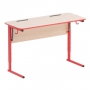 Стол ученический двухместный с наклоном столешницы (0-24°) на прямоугольной трубе - fgospostavki.ru - Белово